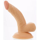 All American 5 Inch Mini Whopper Curved Dong with Balls