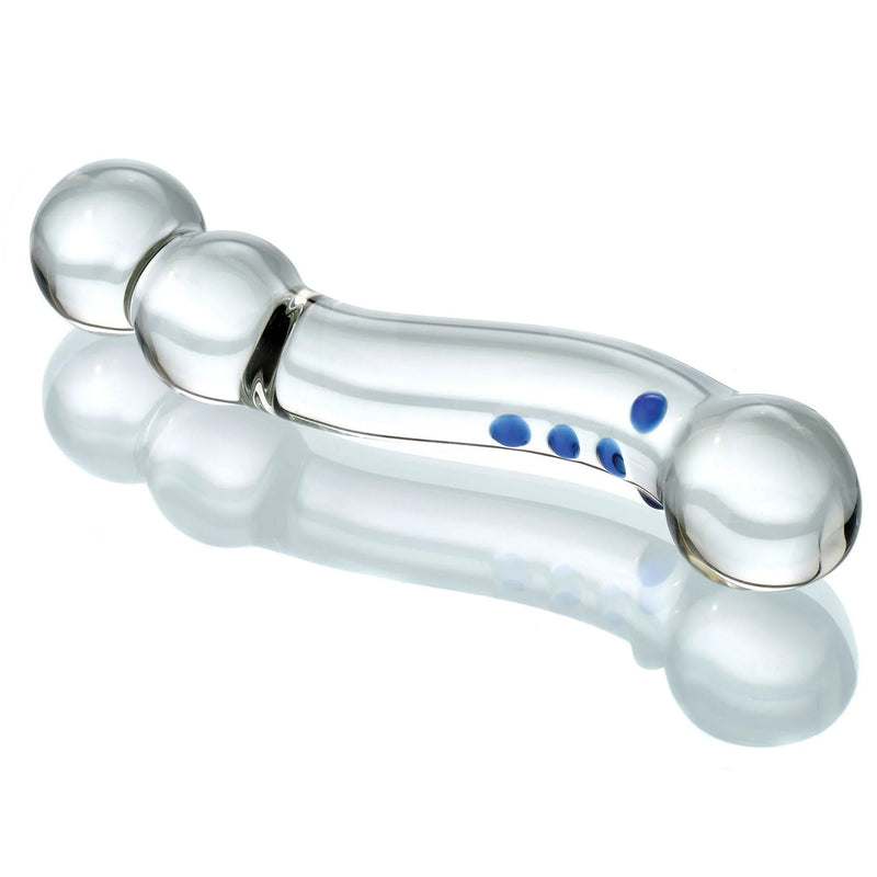 Glas 6 Inch Curved G-Spot Glass Dildo